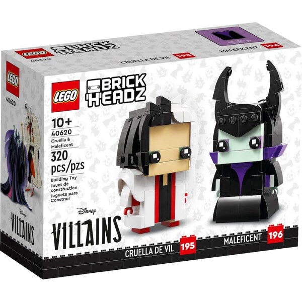 LEGO Brickheadz Series 40620 Cruella & Maleficent Disney