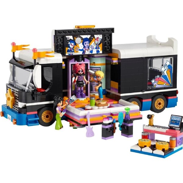 LEGO Friends Series 42619 Pop Star Music Tour Bus