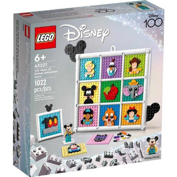 LEGO Disney Series 43221 100 Years of Disney Animation Icons
