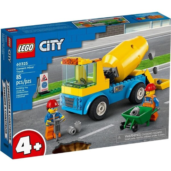 LEGO City Series 60325 Cement Mixer Truck