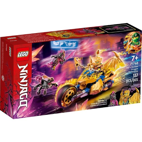 Lego Ninjago 71768 Jay's Golden Dragon Moto Jet