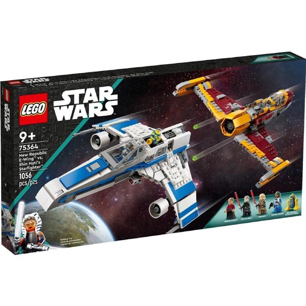 LEGO Star Wars 75364 New Republic E-Wing(TM) vs. Shin Hati's Starfighter(TM)