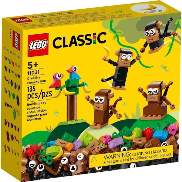 LEGO Classic Creative Monkeys, Birds, and Bananas 11031