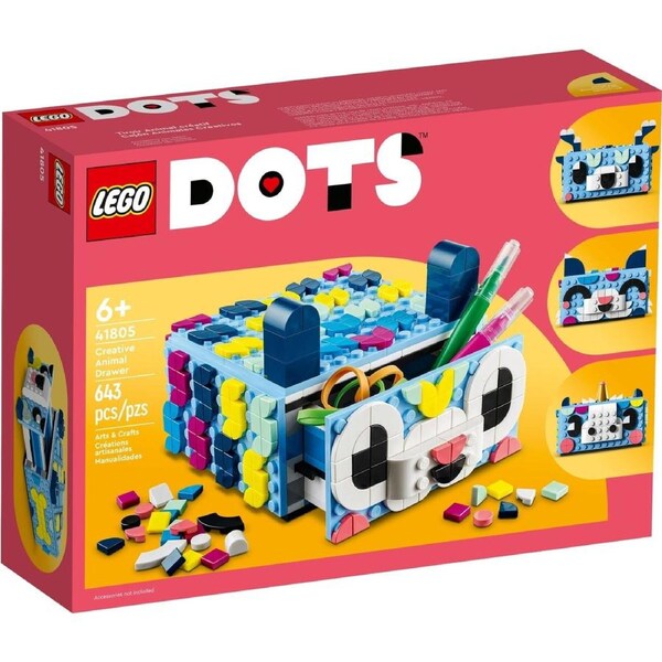 LEGO DOTS 41804 Creative Animal Drawer