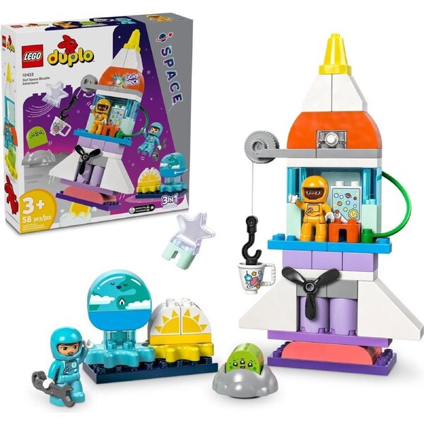 LEGO DUPLO 10422 3-in-1 Space Shuttle Adventure
