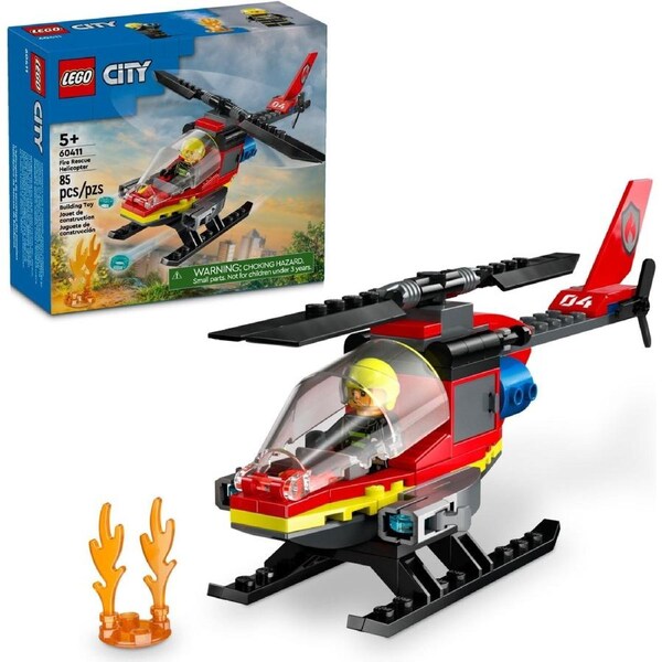 LEGO City 60411 Fire Rescue Helicopter