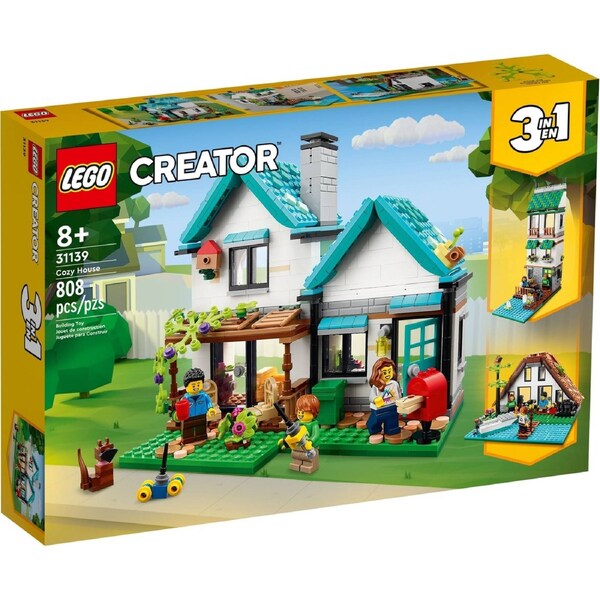 LEGO Creator 31139 3-in-1 Cosy House Building Toy