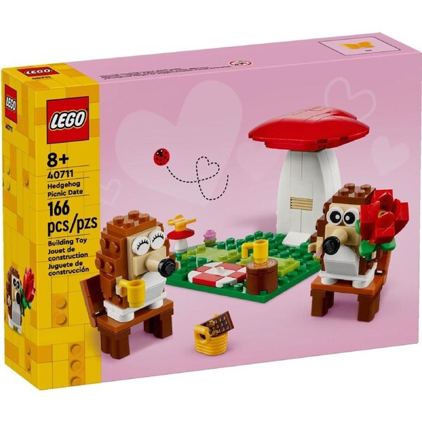 LEGO Seasonal Hedgehog Picnic Date 40711 - Perfect Valentine Gift