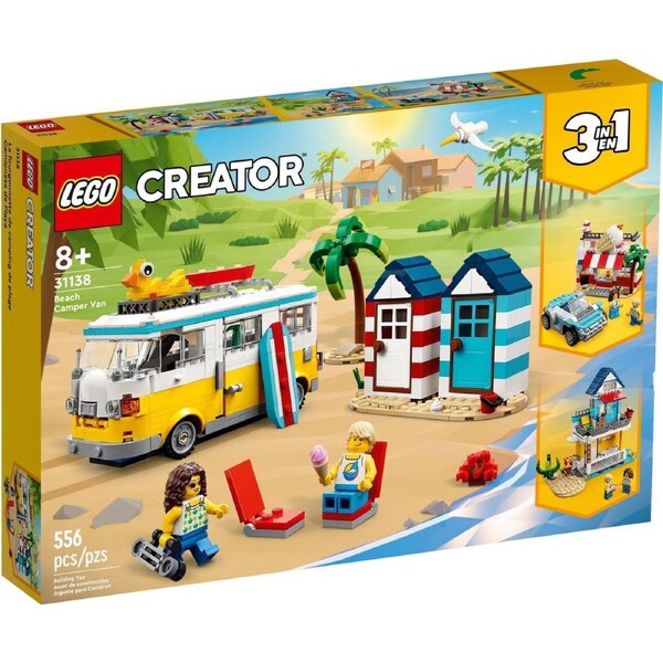 LEGO Creator 31138 3-in-1 Beach Camper Van