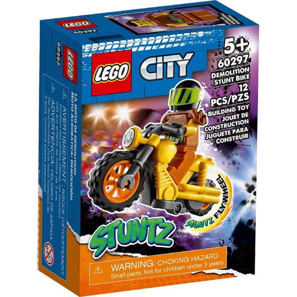 LEGO 60297 Stunt Bike: Daredevil Wallop's Demolition Ride
