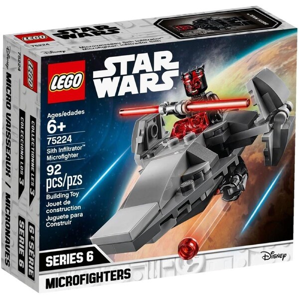 LEGO 75224 Sith Infiltrator Microfighter - Darth Maul Starship