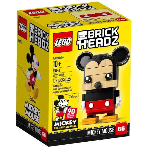 LEGO 41624 Mickey Mouse BrickHeadz Building Kit