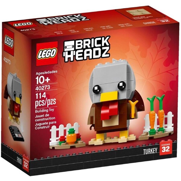 LEGO 40273 Thanksgiving Turkey BrickHeadz Set