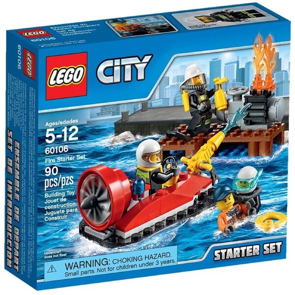 LEGO 60106 Fire Starter Set: Hovercraft Rescue