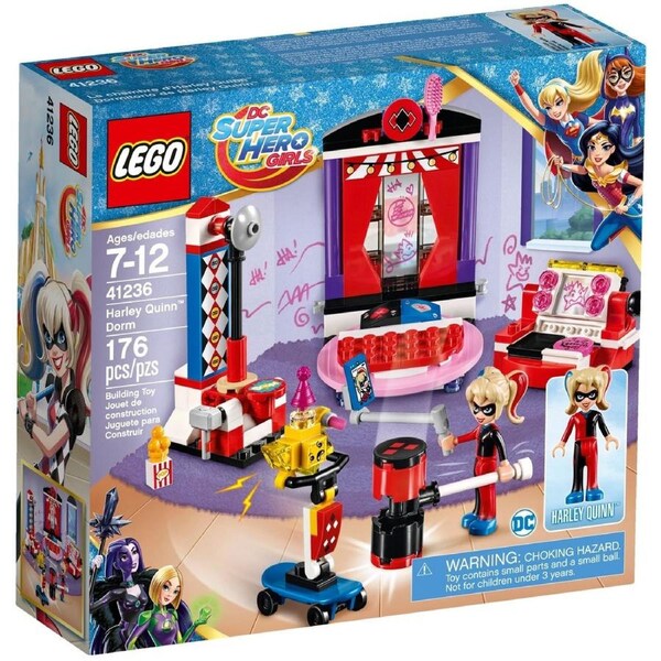 LEGO 41236 Harley Quinn Dorm Room Playset with Kryptomite
