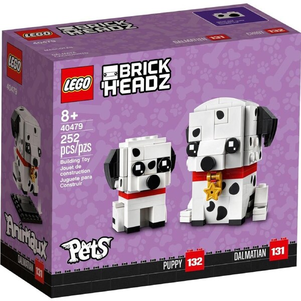 LEGO 40479 Dalmatian Dog & Puppy BrickHeadz Set