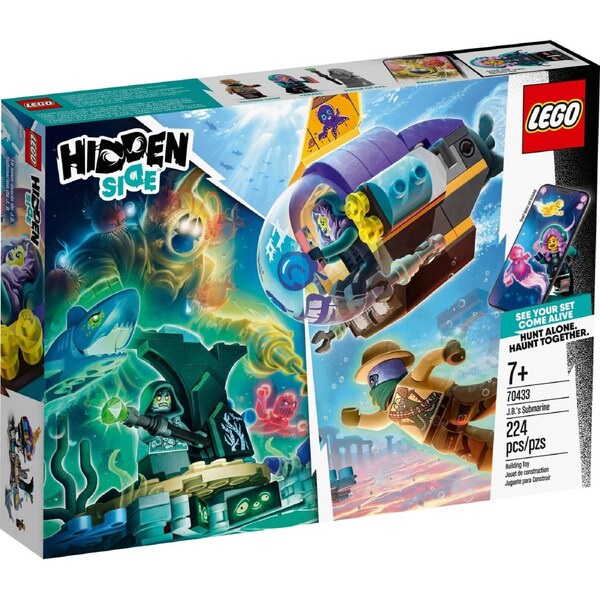 LEGO 70433 J.B.'s Submarine: Hidden Side AR Deep Sea Playset