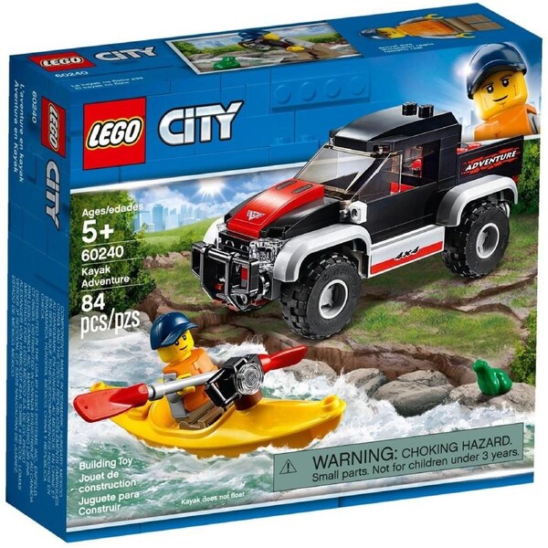 LEGO 60240 Kayak Adventure with Off-Road Truck