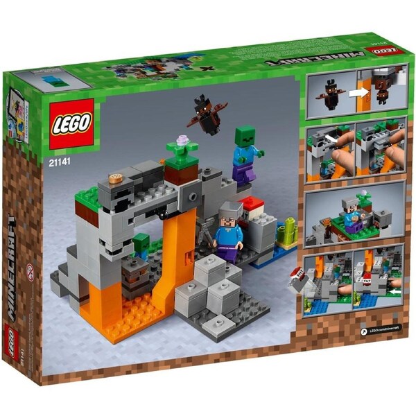 LEGO 21141 The Zombie Cave Minecraft Set