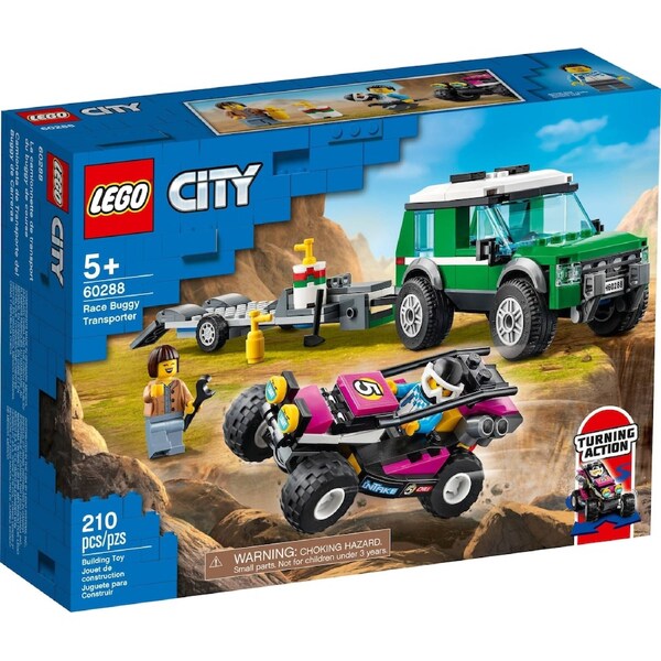 LEGO 60288 Race Buggy Transporter Toy Car Playset