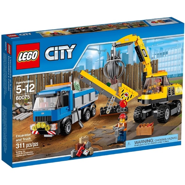 LEGO 60075 Excavator & Truck with Conveyor - Demolition Set