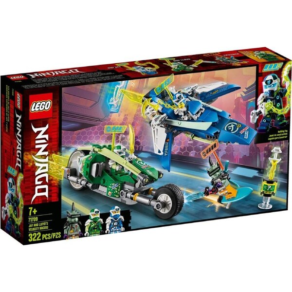 LEGO 71709 Jay & Lloyd's Velocity Racers Ninja Bikes & Speeder