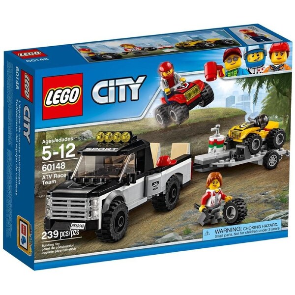LEGO 60148 ATV Race Team: Truck, Trailer & 2 ATVs
