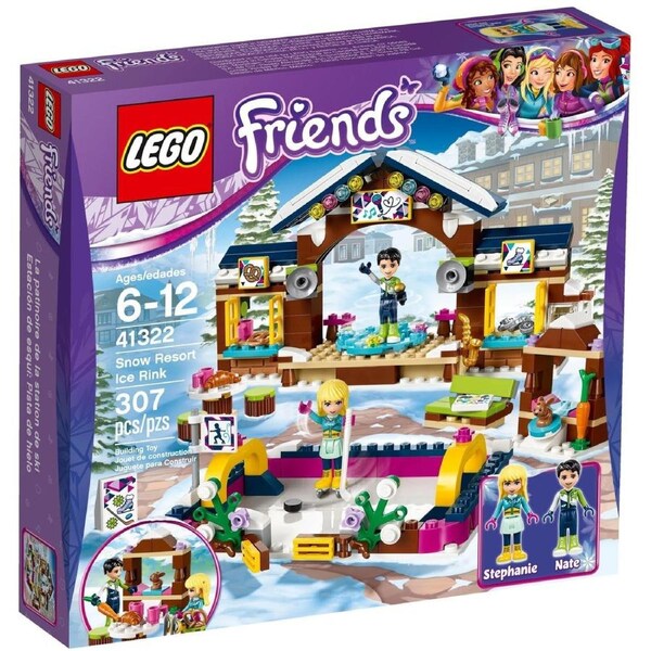 LEGO 41322 Friends Snow Resort Ice Rink with Lodge