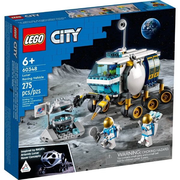 LEGO 60348 Lunar Roving Vehicle: Space Rover Toy for Kids 6+