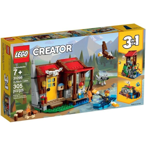 LEGO 31098 Outback Cabin - 3-in-1 Creator Set