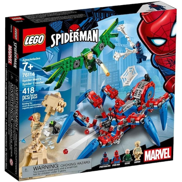 LEGO 76114 Spider-Man Spider Crawler Mech with Minifigures
