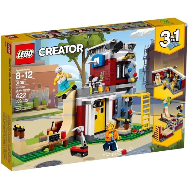 LEGO 31081 Modular Skate House 3-in-1 Building Toy Set