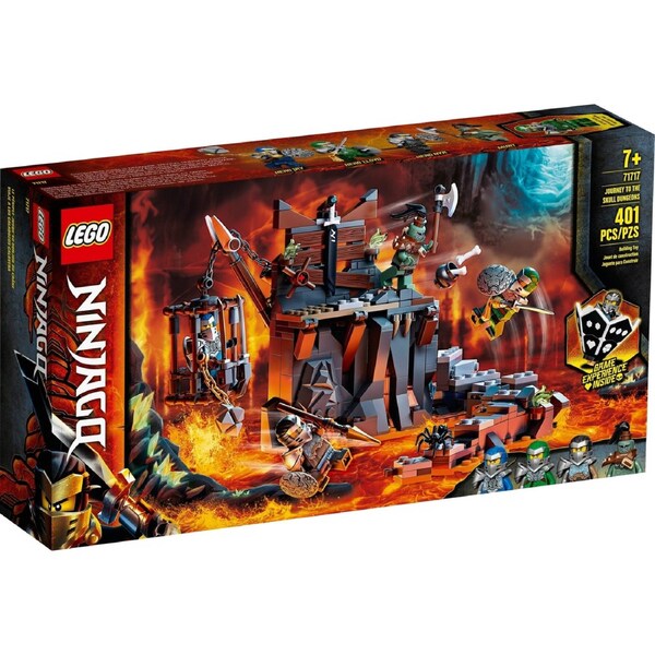 LEGO 71717 NINJAGO Skull Dungeons Board Game & Playset