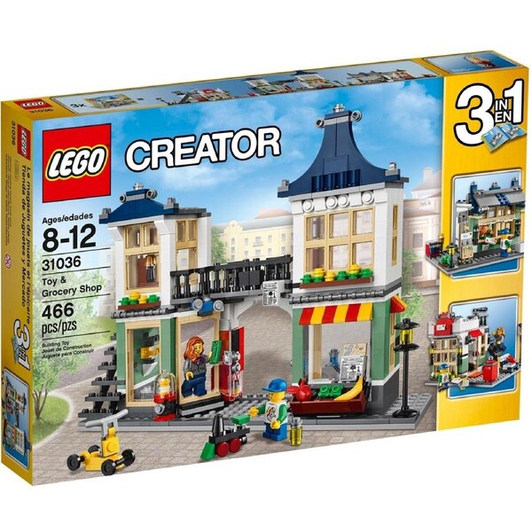 LEGO 31036 3-in-1 Toy & Grocery Shop, Post Office, or Newsstand