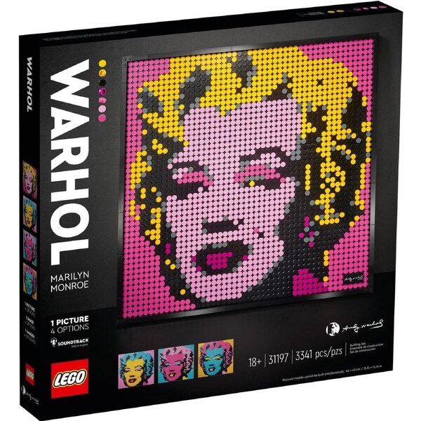 LEGO 31197 Andy Warhol's Marilyn Monroe Portrait Art Set