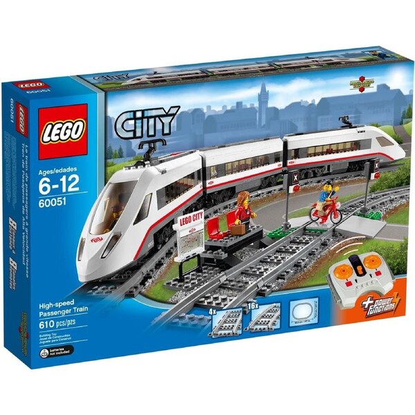 LEGO 60051 High-Speed Passenger Train Set with Remote Control