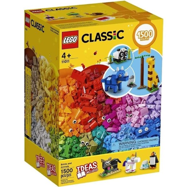 LEGO 11011 Animals Building Set 1500 Bricks Kids Creative Play 4+