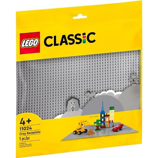 LEGO 11024 Gray Baseplate 48x48 Building Plate - Creative Play Toy