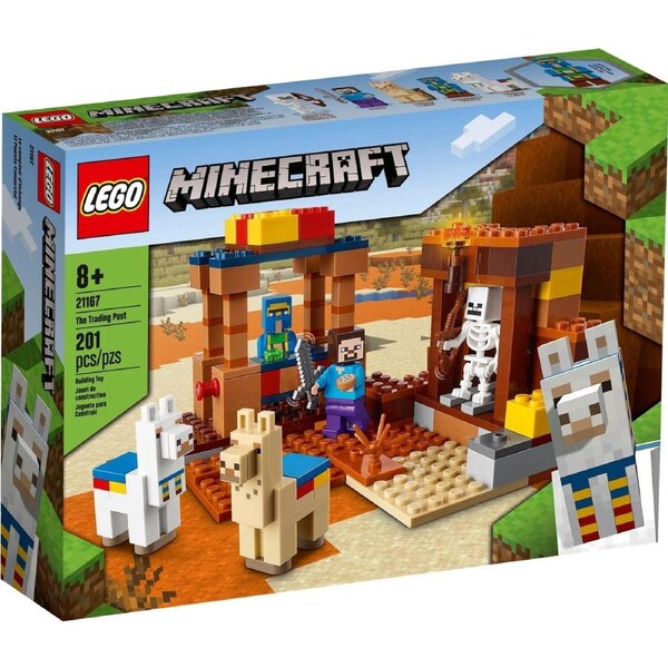 LEGO 21167 Minecraft The Trading Post: Mine, Trade, Battle!