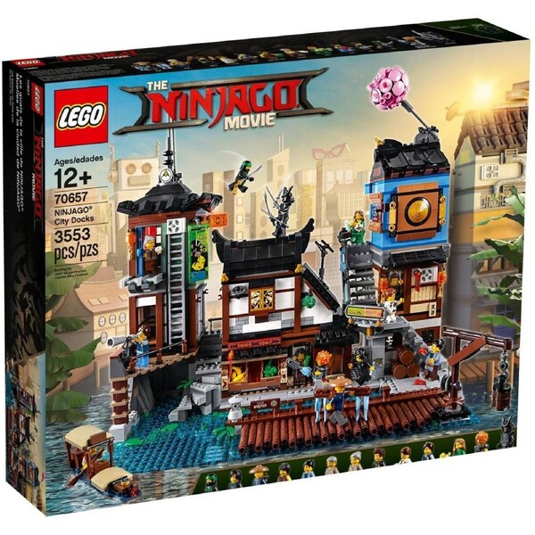 LEGO 70657 NINJAGO City Docks: Ninja Market & Dojo Set