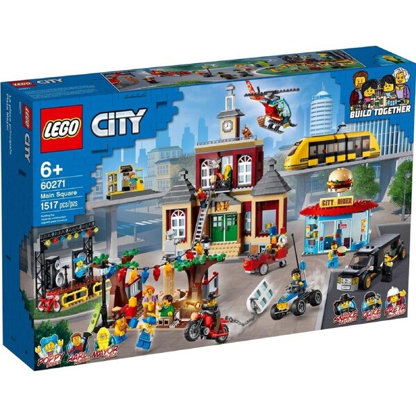 LEGO 60271 City Main Square Set - City Adventures TV Series