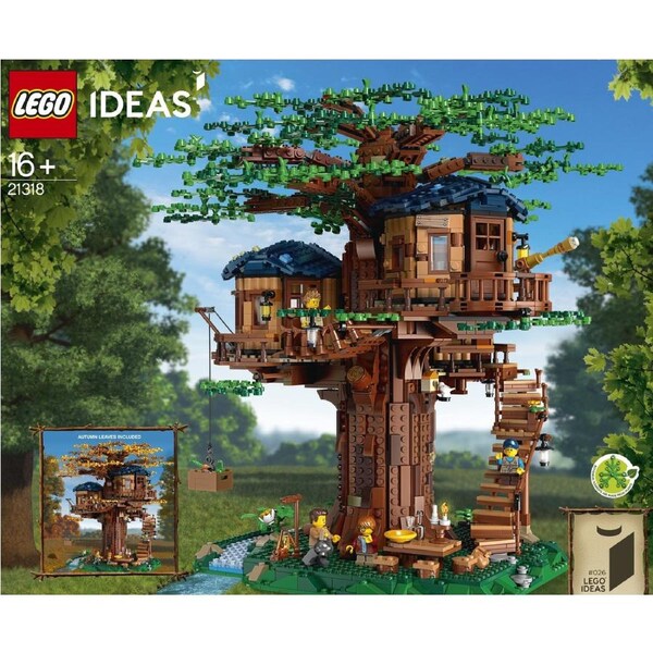 LEGO 21318 Tree House: Buildable Playset with Family Minifigures
