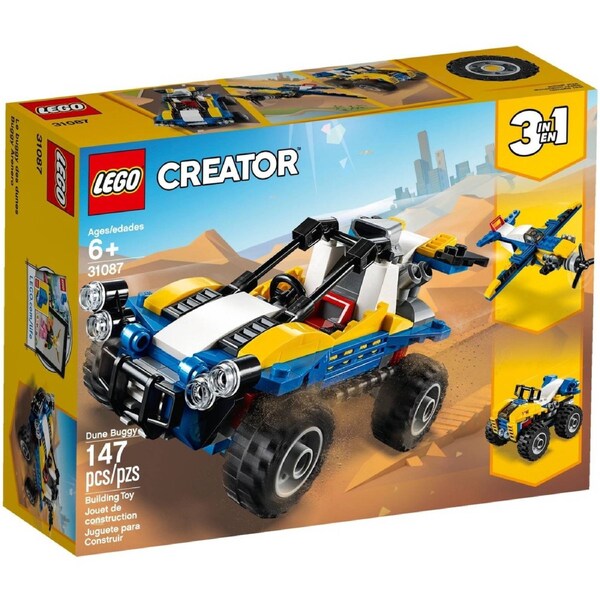 LEGO 31087 Dune Buggy, Plane & Quad Bike 3in1 Creator Set | Woolworths