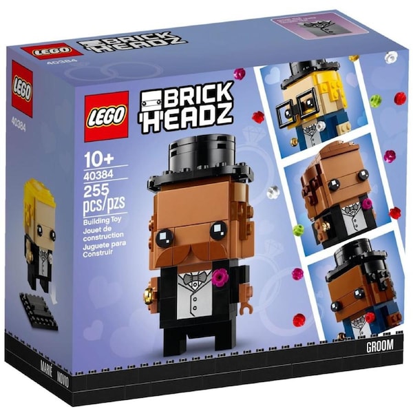 LEGO 40384 BrickHeadz Wedding Groom - Customizable Gift