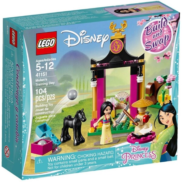 LEGO 41151 Mulan's Training Day: Temple, Khan & Accessories