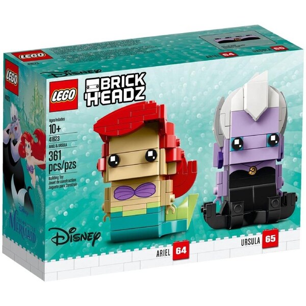LEGO 41623 Ariel & Ursula BrickHeadz(TM) Disney The Little Mermaid Set