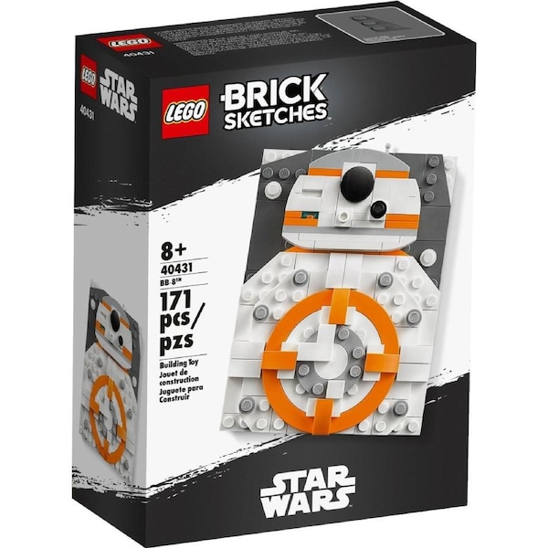LEGO 40431 BB-8 Brick Sketches Set - Buildable 3D Art