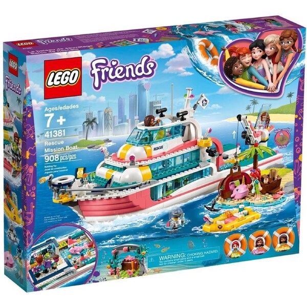 LEGO 41381 Rescue Mission Boat: Animal Clinic Ocean Adventure