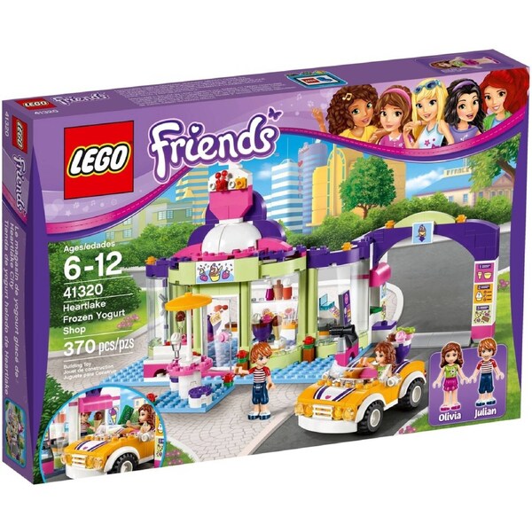 LEGO 41320 Heartlake City Frozen Yogurt Shop with Olivia & Julian