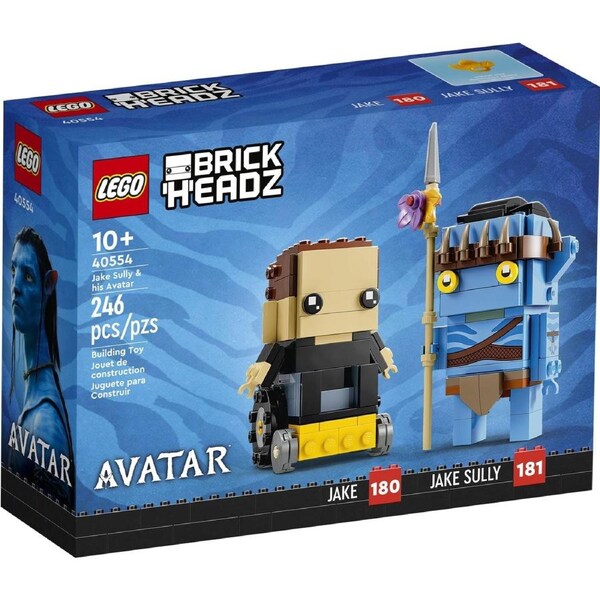 LEGO 40554 Jake Sully & Avatar BrickHeadz Set